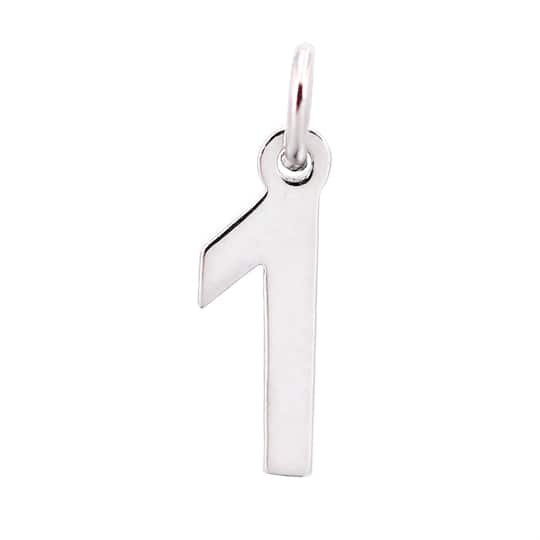 Sterling Silver Number Charm by Bead Landing&#x2122;